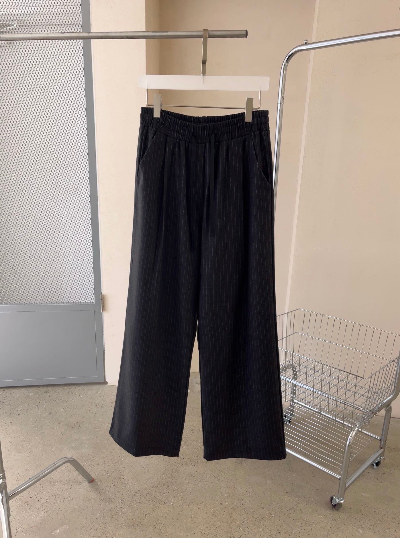 Modest Banding Pants - stripe