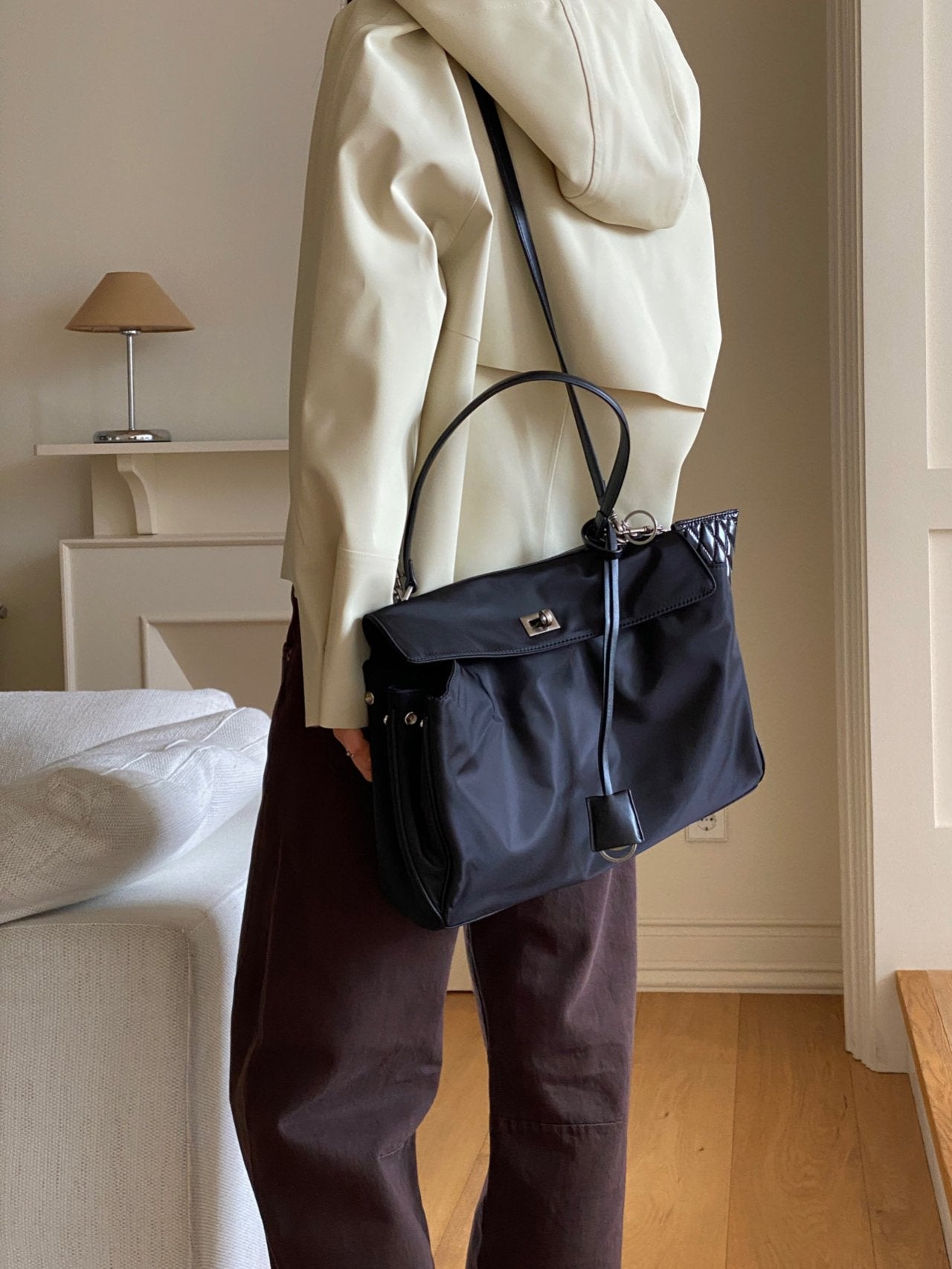 (預購) 25ss Buckle Tote - L size