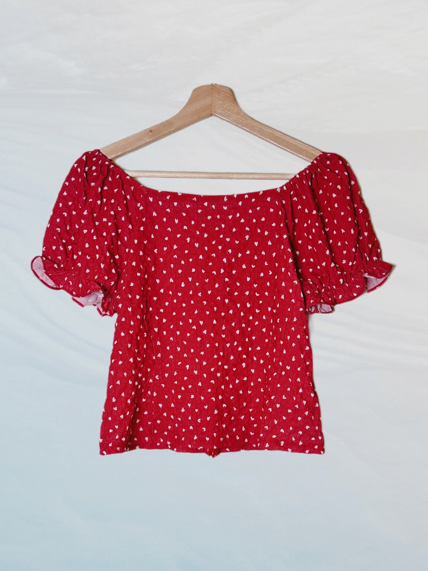 Azalea Heart 2-way Blouse - 2cols