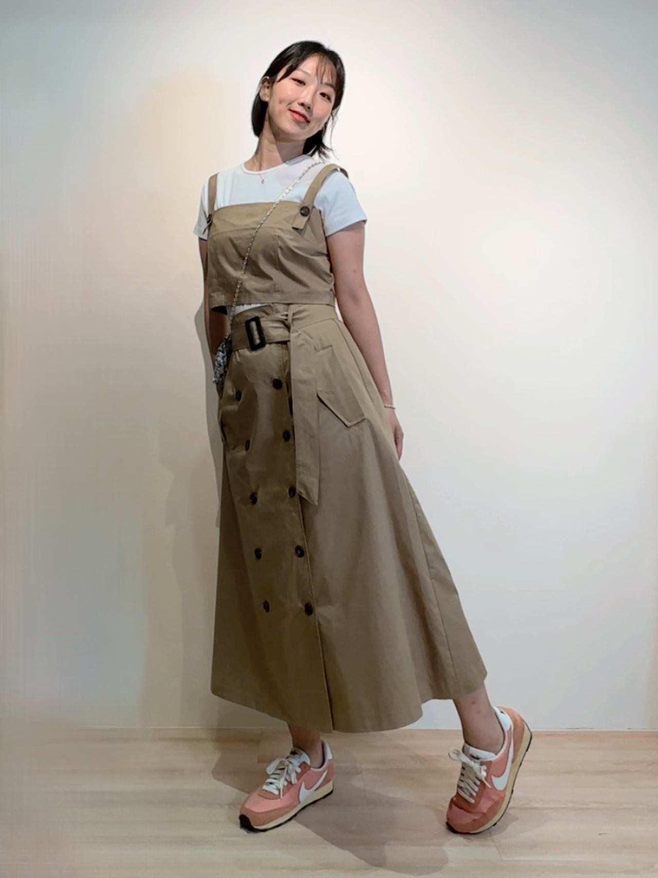 Trench Mood Skirt Set - 2cols