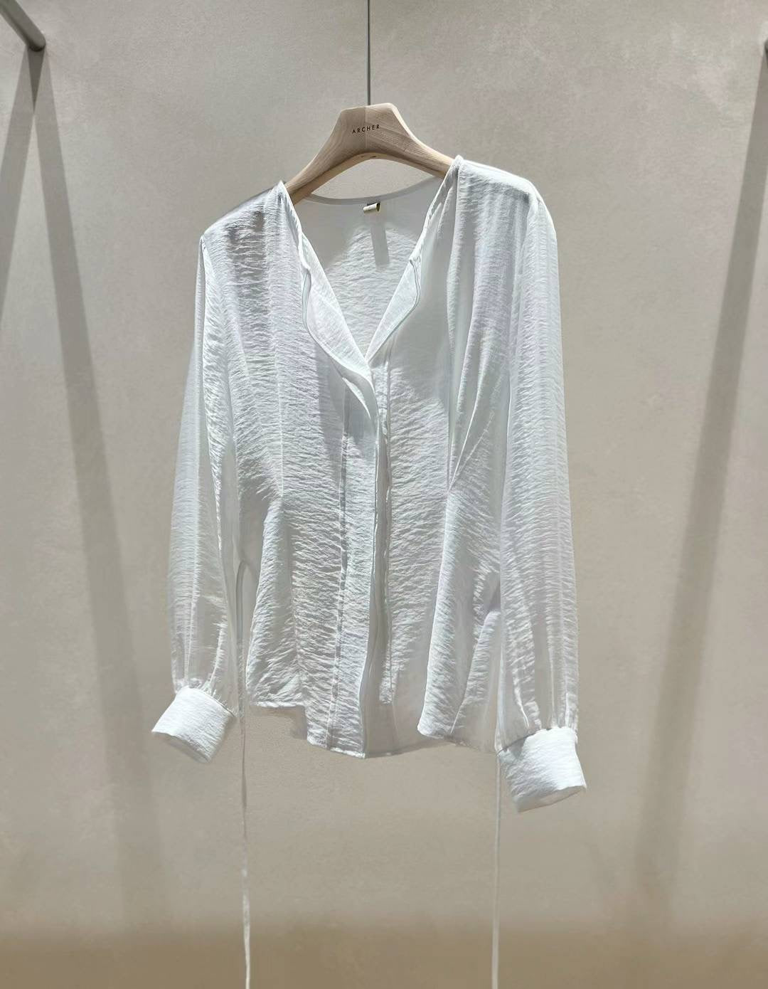 Glow Satin Blouse - 4cols