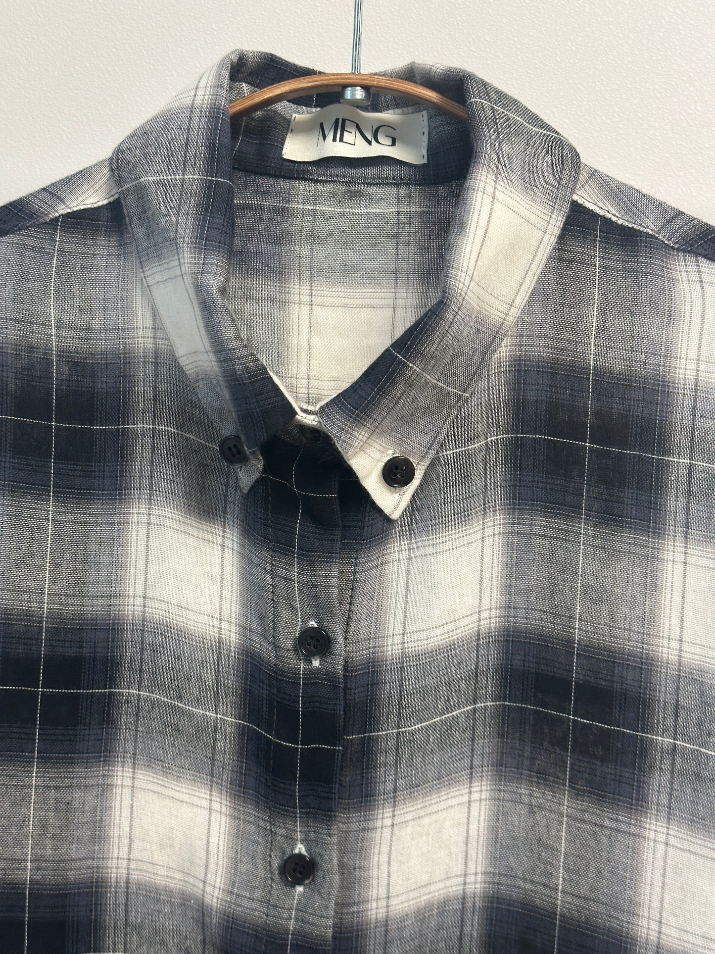 Check Loose Fit Shirt - 2cols