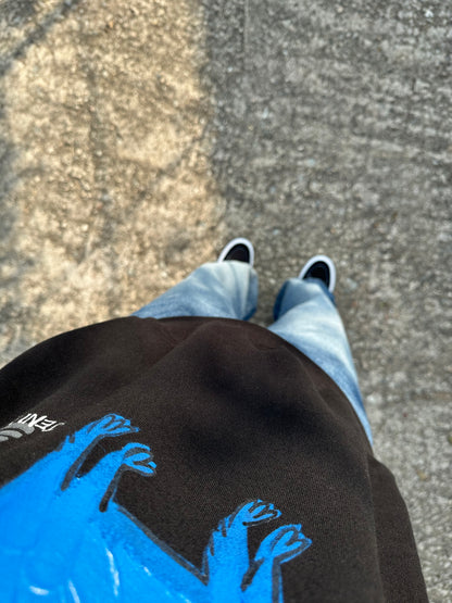 hand-paint | Blue Doggy Sweatshirt