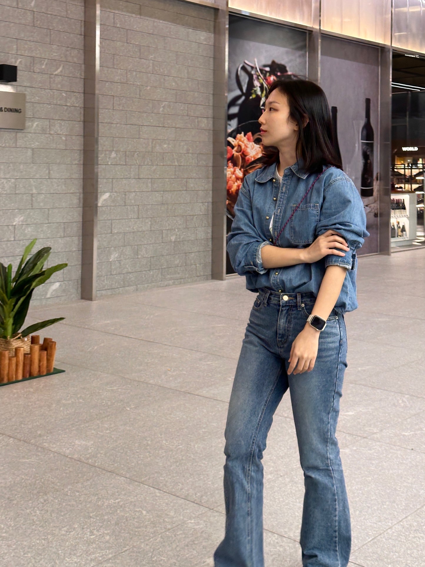 boots cut | Blue Washing Denim Pants - S/M/L