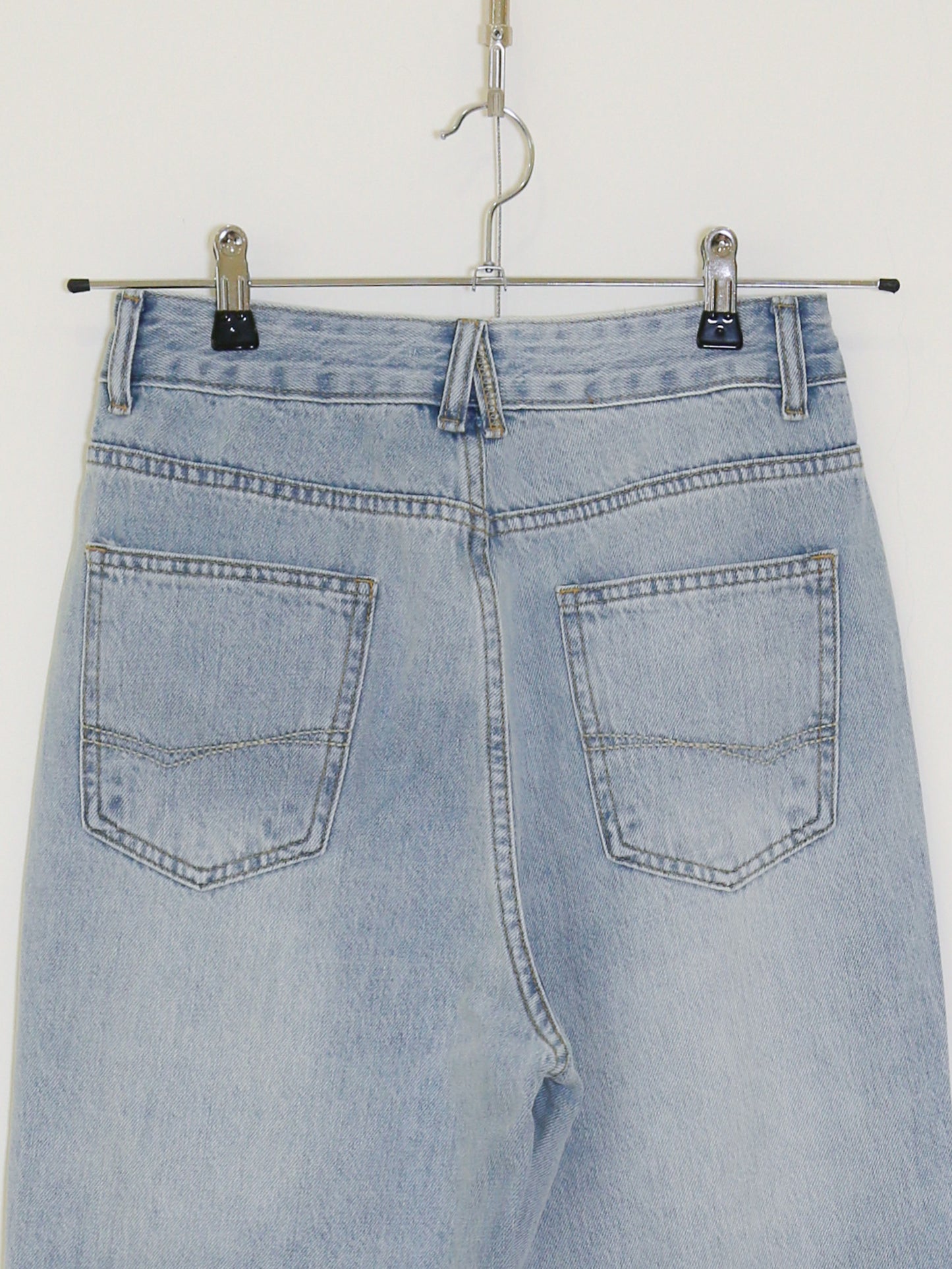 Clean Washing Denim Pants - Light Blue