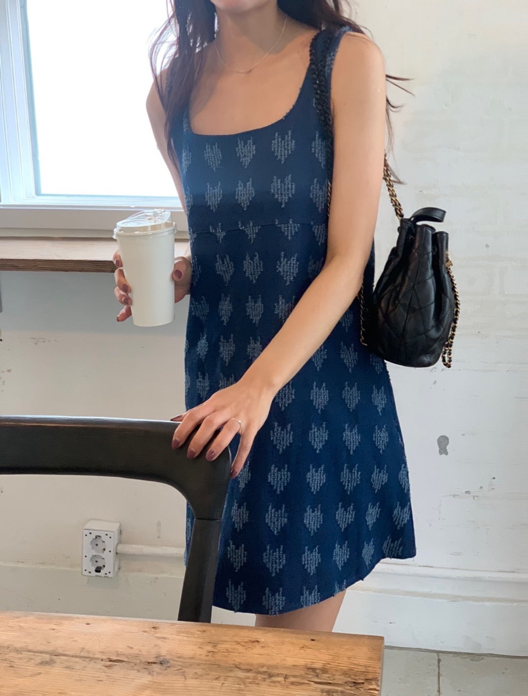 Luna Heart Denim Dress