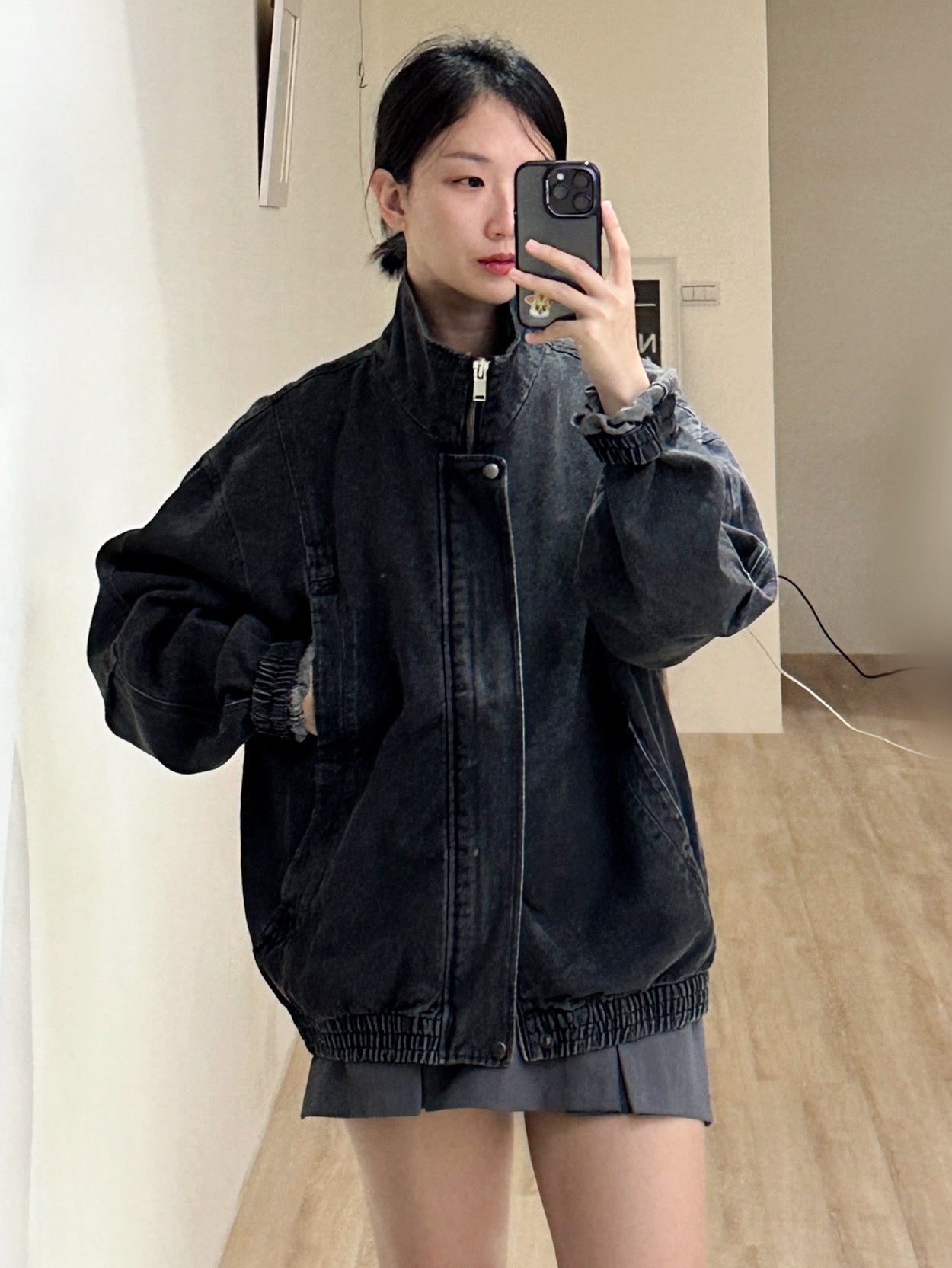 UNI Slay Vintage Denim Jacket