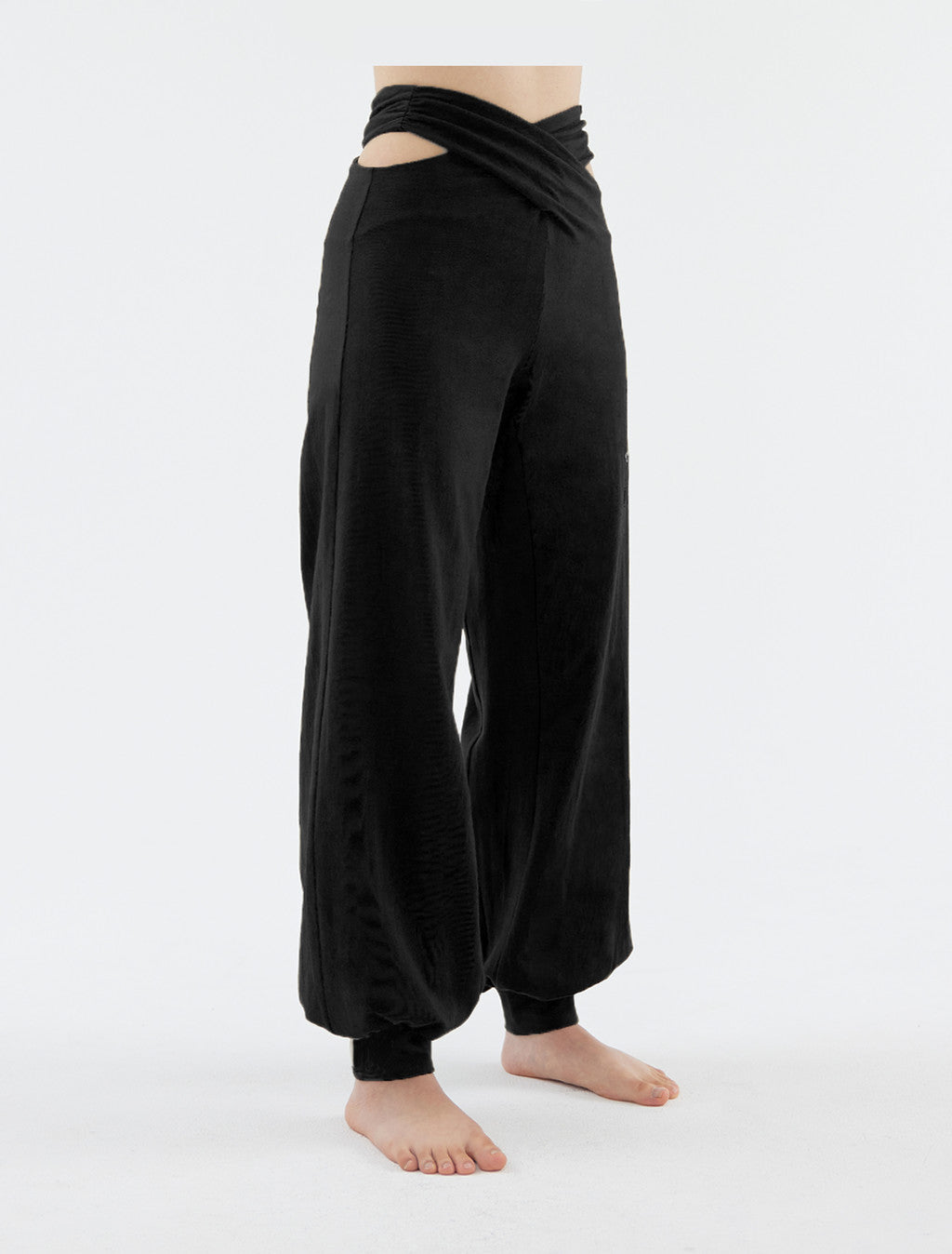 (結束) Cloud : Wave Harem Pants - Black