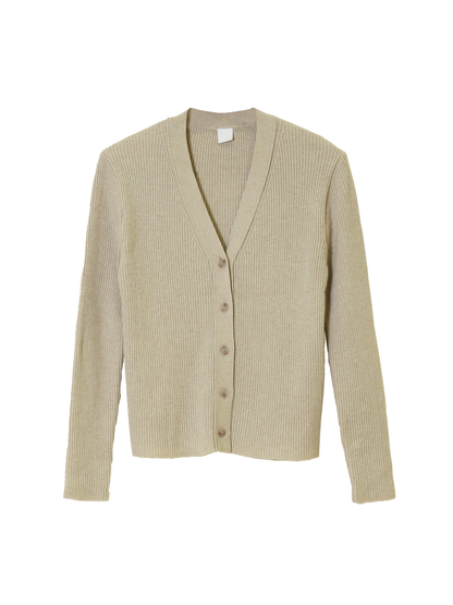 V Lambs Wool Cardigan - 2 cols